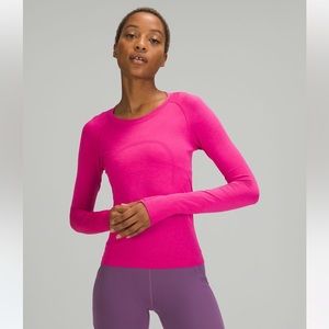 Lululemon swiftly tech race length sonic pink